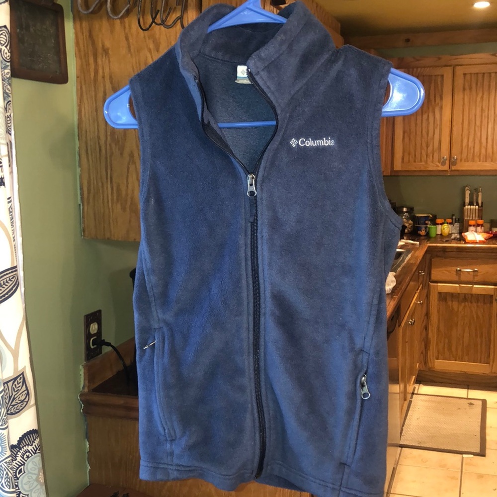 Columbia vest. M 10-12 kids